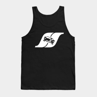 Strombecker "S" Logo White Tank Top